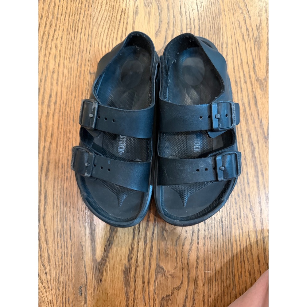 Birkenstock Rio EVA Sandals Kids 30 Black Good Waterproof Backstrap - Picture 4 of 7